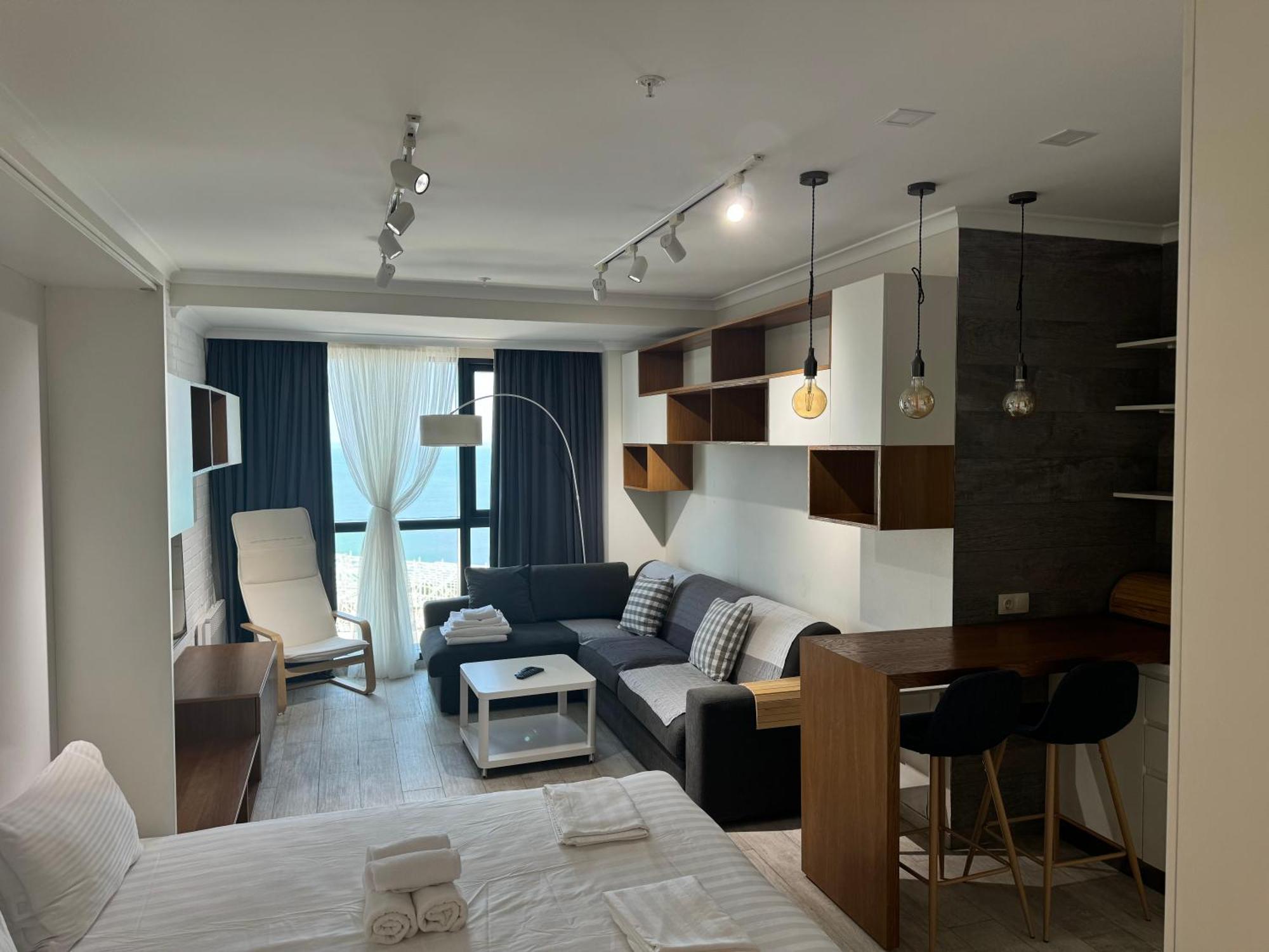 Apartment In Porta Batumi Tower Eksteriør bilde
